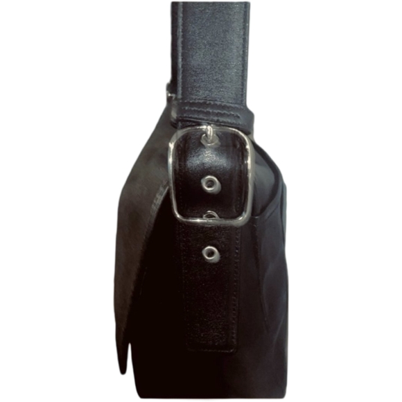 Coach Black Leather Shoulder Bag - Picture 5 of 11